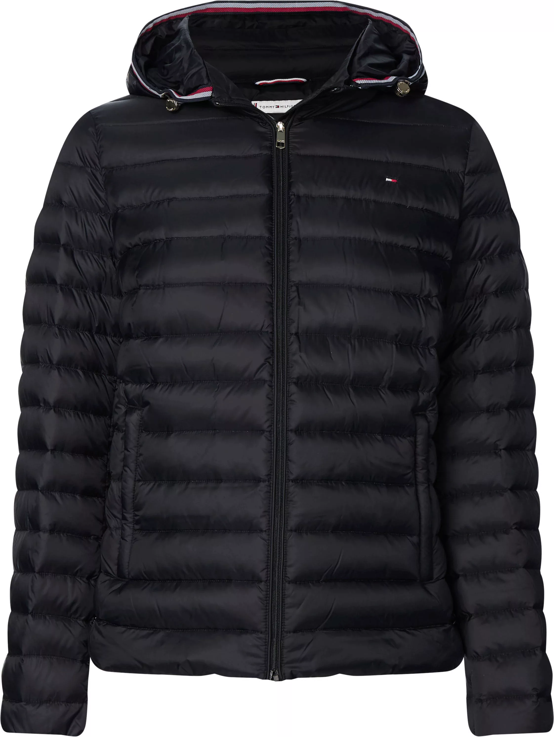 Tommy Hilfiger Steppjacke "HERITAGE LW JACKET", mit Kapuze, mit fixierter K günstig online kaufen