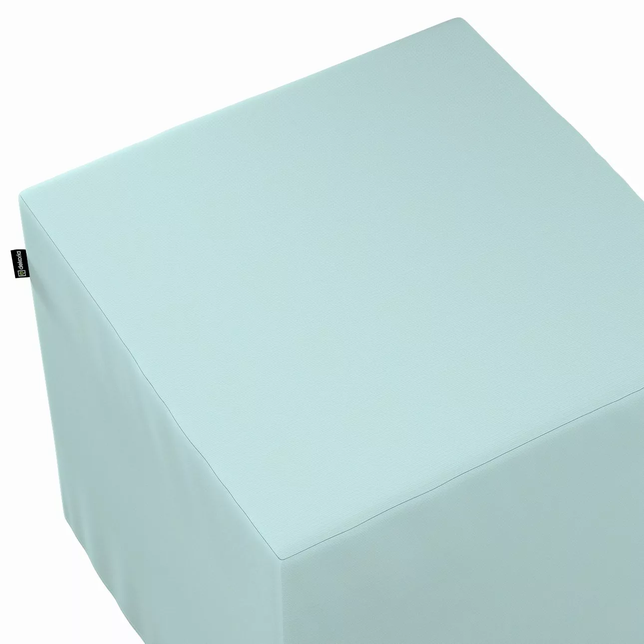 Sitzwürfel, hellblau, 40 x 40 x 40 cm, Cotton Panama (702-10) günstig online kaufen