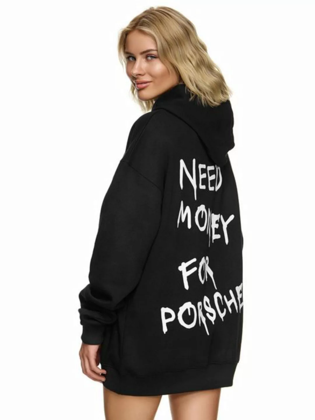 Worldclassca Hoodie Worldclassca Oversized NEED MONEY Hoodie Kapuzenpullove günstig online kaufen