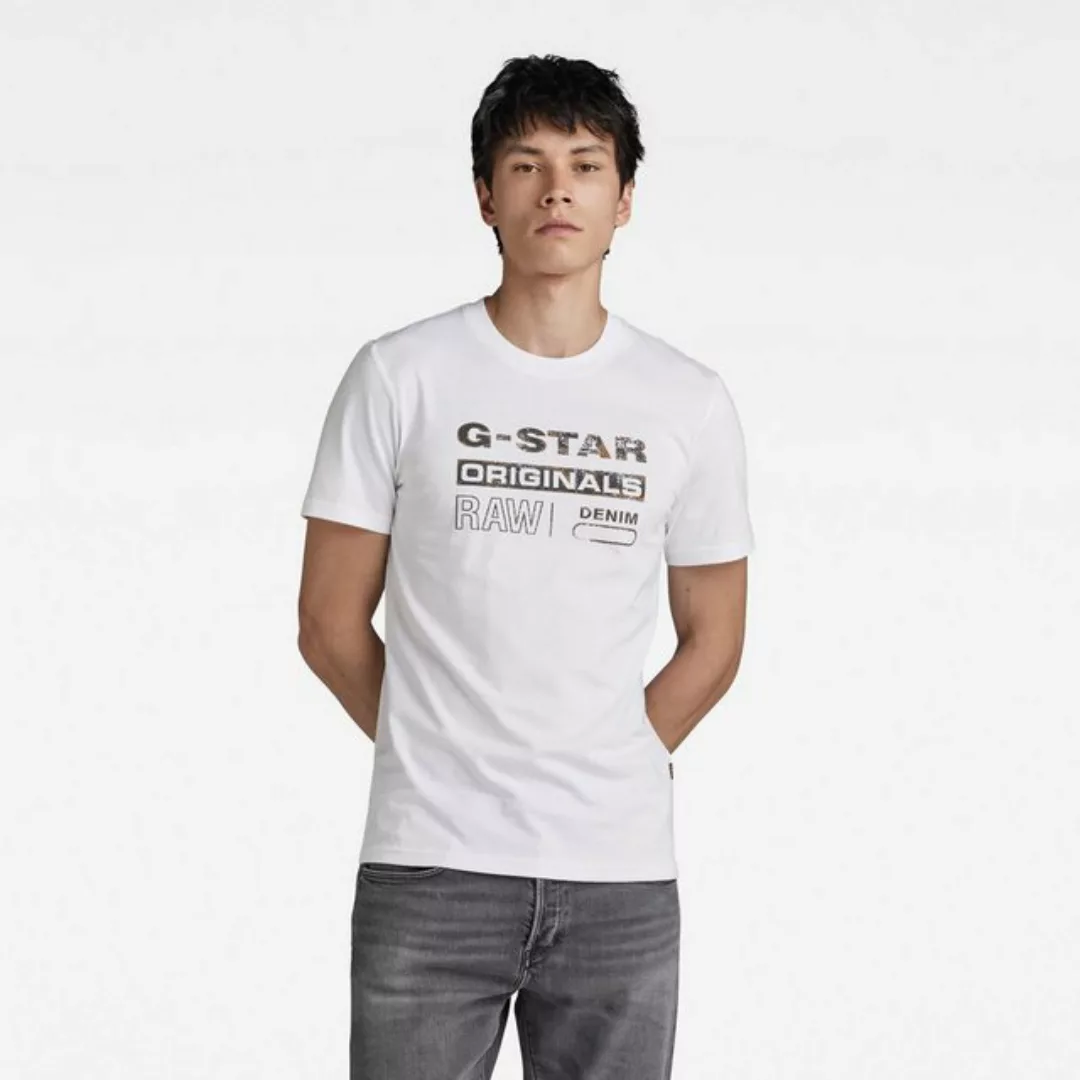 G-STAR T-Shirt Distressed Originals Slim R T (1-tlg) günstig online kaufen