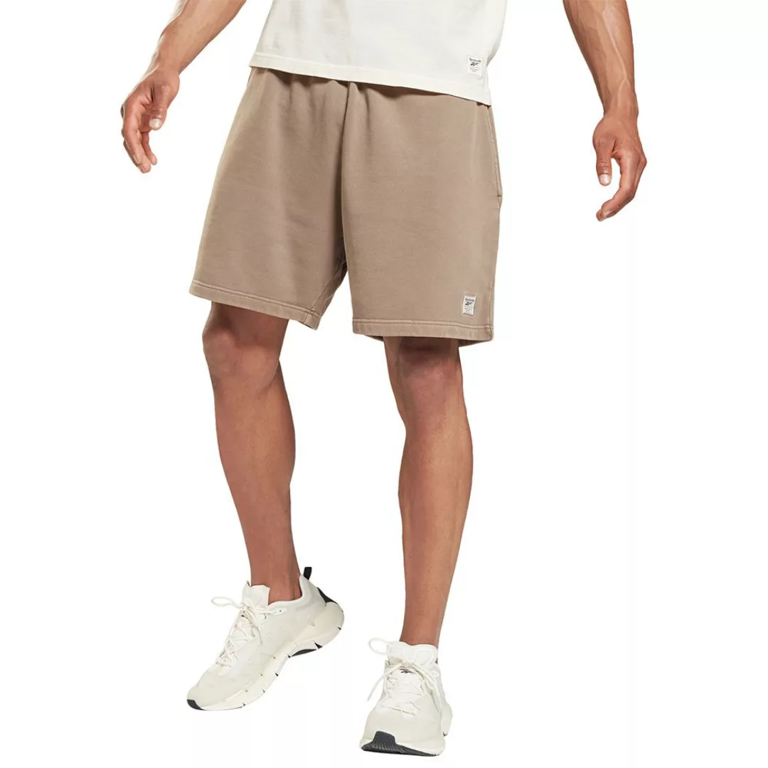 Reebok Les Mills Cotton Nat Dye Shorts Hosen S Boulder Grey günstig online kaufen