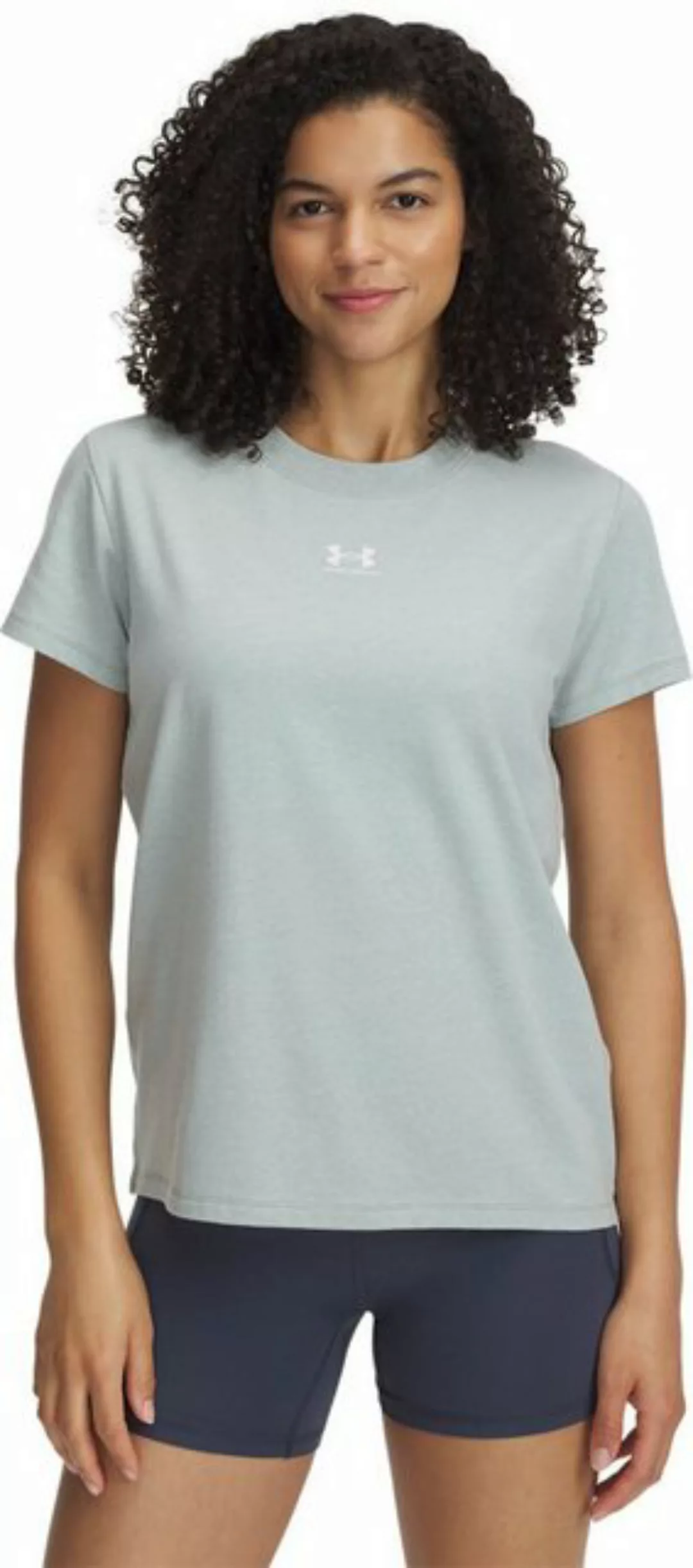 Under Armour® Kurzarmshirt UA RIVAL CORE SS SILICA GREEN günstig online kaufen