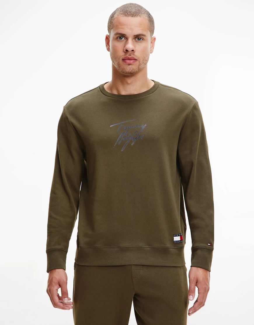 Tommy Hilfiger Underwear Lwk Track Baumwoll T-shirt XL Army Green günstig online kaufen