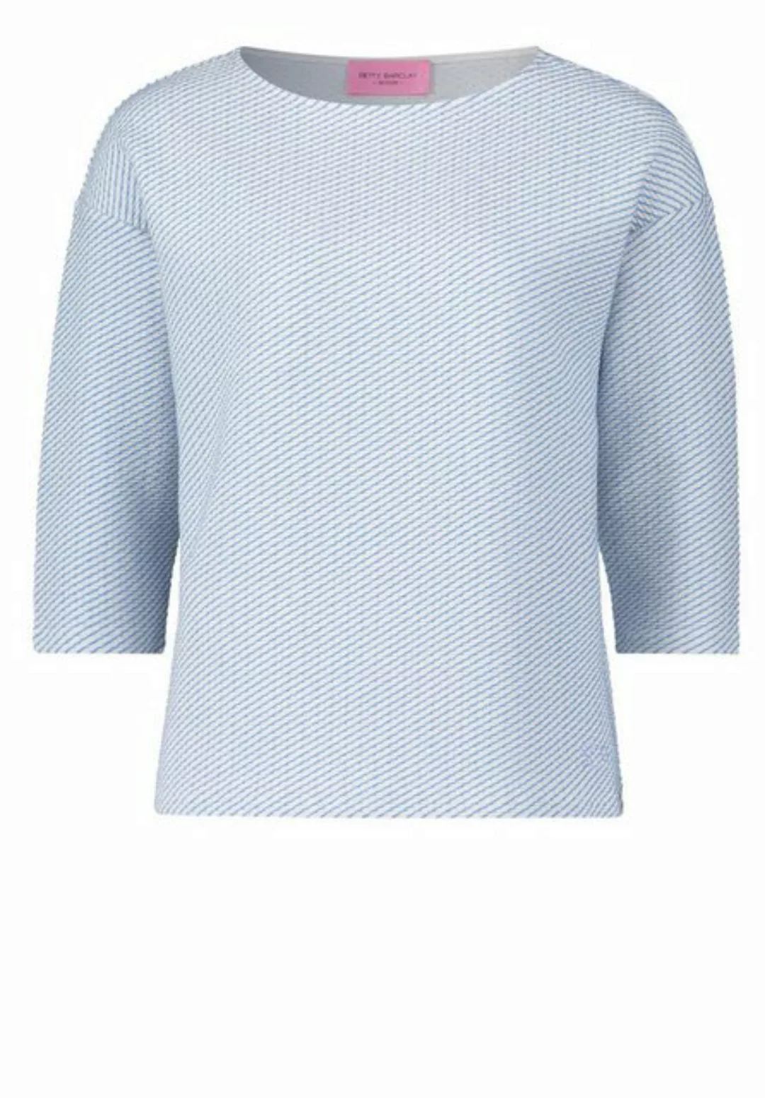 Betty Barclay Sweatshirt Sweat Kurz 3/4 Arm, Cream/Blue günstig online kaufen