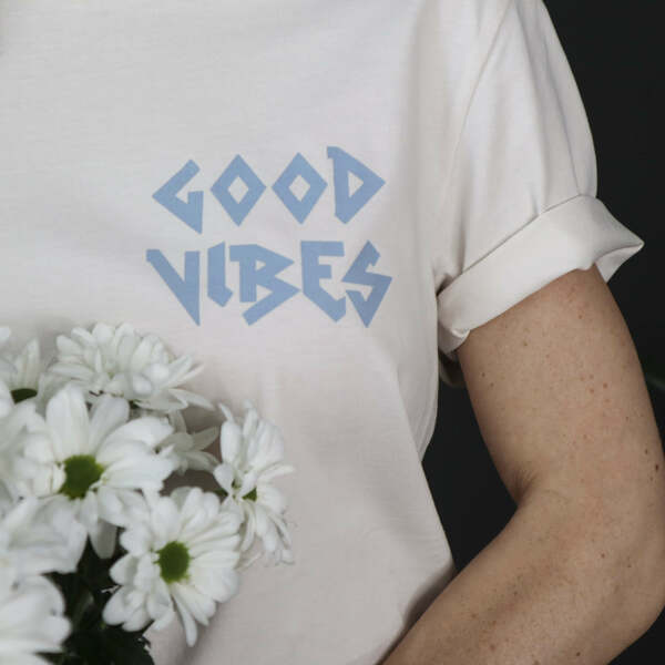 Bwg Good Vibes T-shirt Naturweiß günstig online kaufen