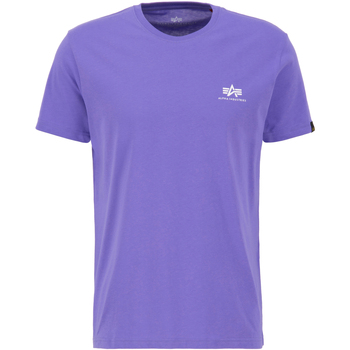 Alpha Industries  T-Shirts & Poloshirts Basic T-Shirt SL - electric violet günstig online kaufen