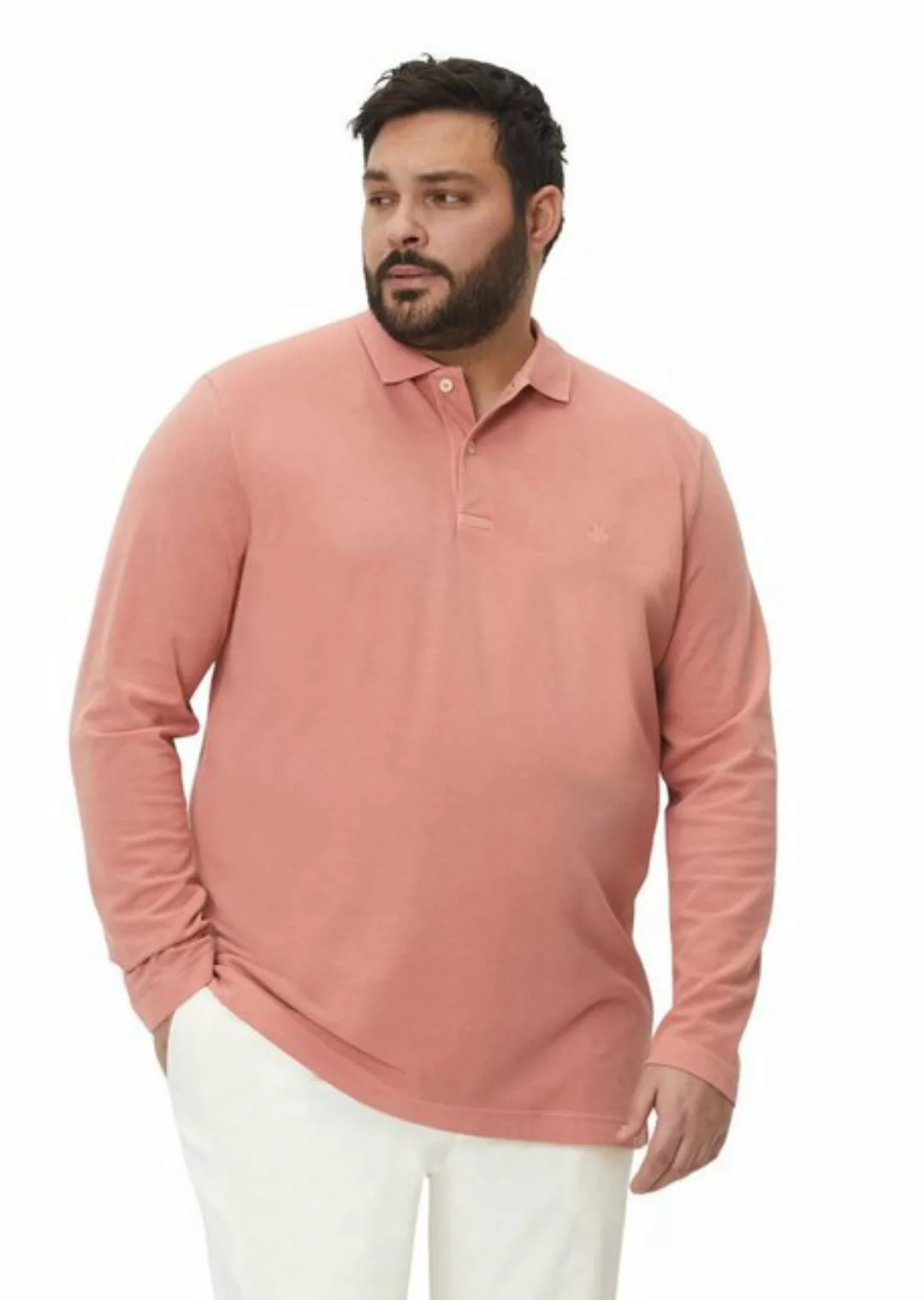 Marc O'Polo Poloshirt mit Elasthan, langarm günstig online kaufen
