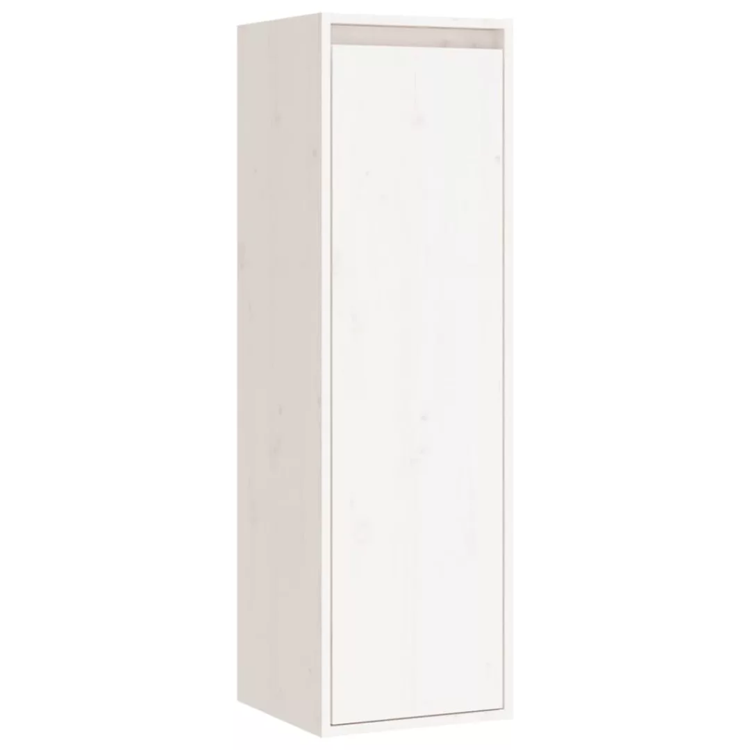 Vidaxl Wandschrank Weiß 30x30x100 Cm Massivholz Kiefer günstig online kaufen