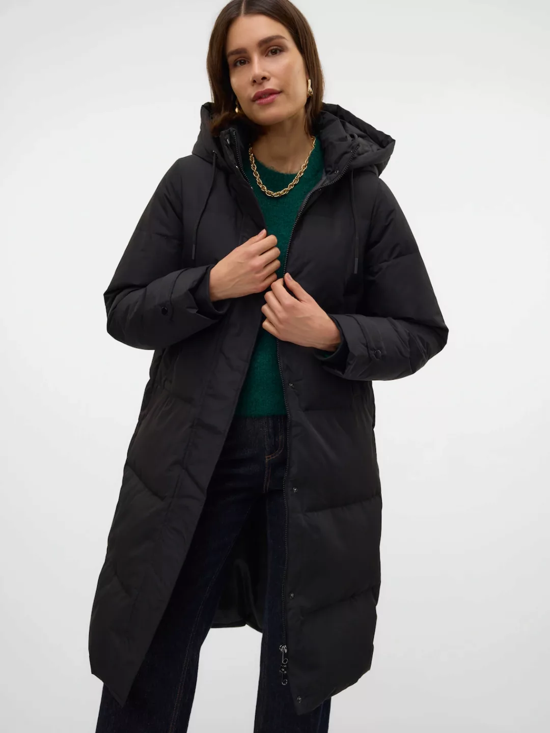 Vero Moda Steppmantel "VMLEONIEANNE LONG DOWN COAT GA NOOS" günstig online kaufen