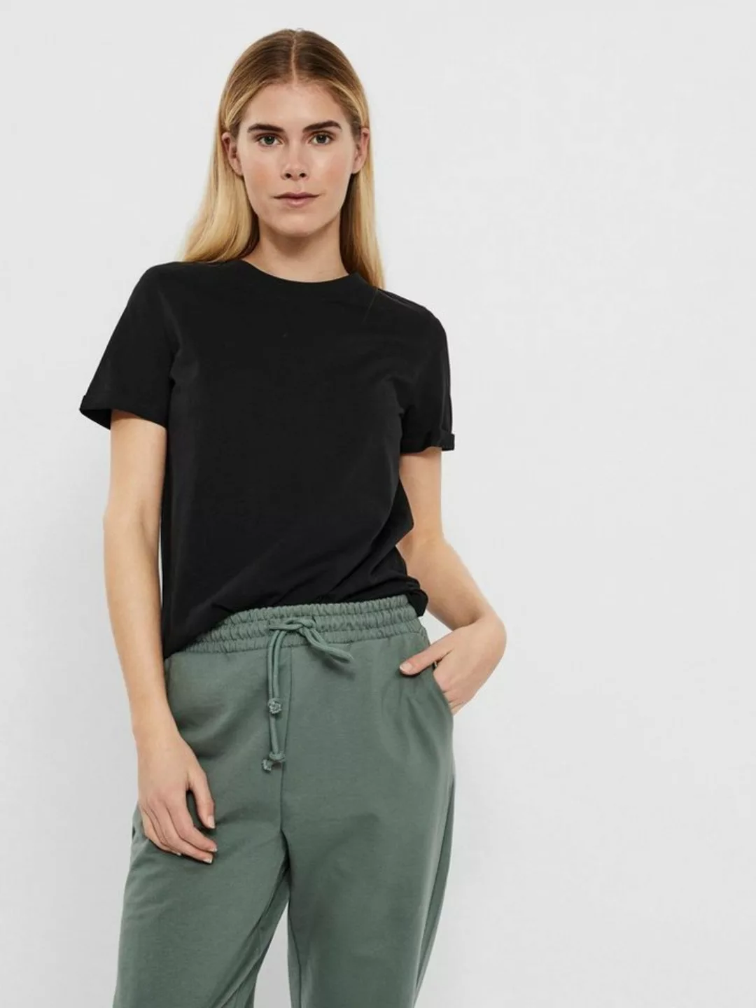 Vero Moda Damen Rundhals T-Shirt VMPAULA günstig online kaufen