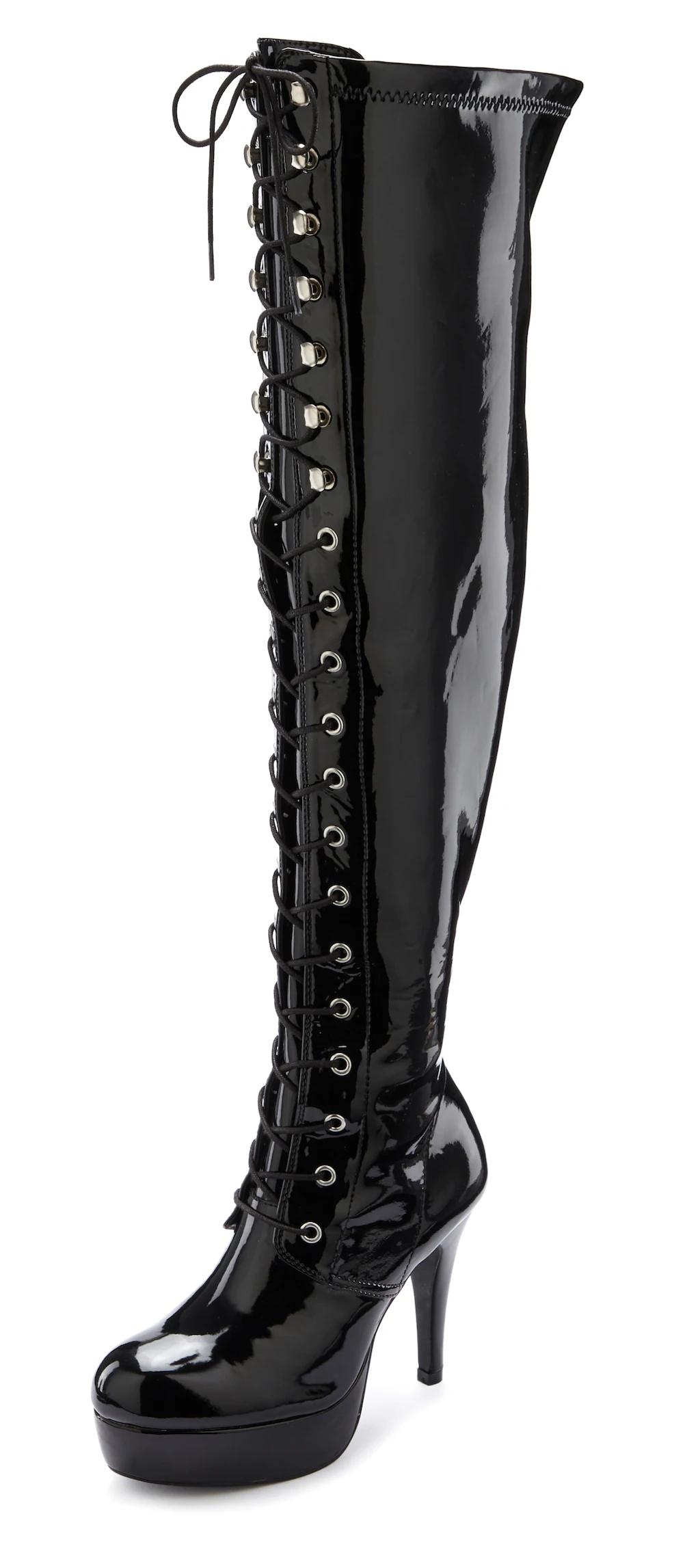 LASCANA Belle Affaire Overkneestiefel "High-Heel-Stiefelette zum Schnüren", günstig online kaufen