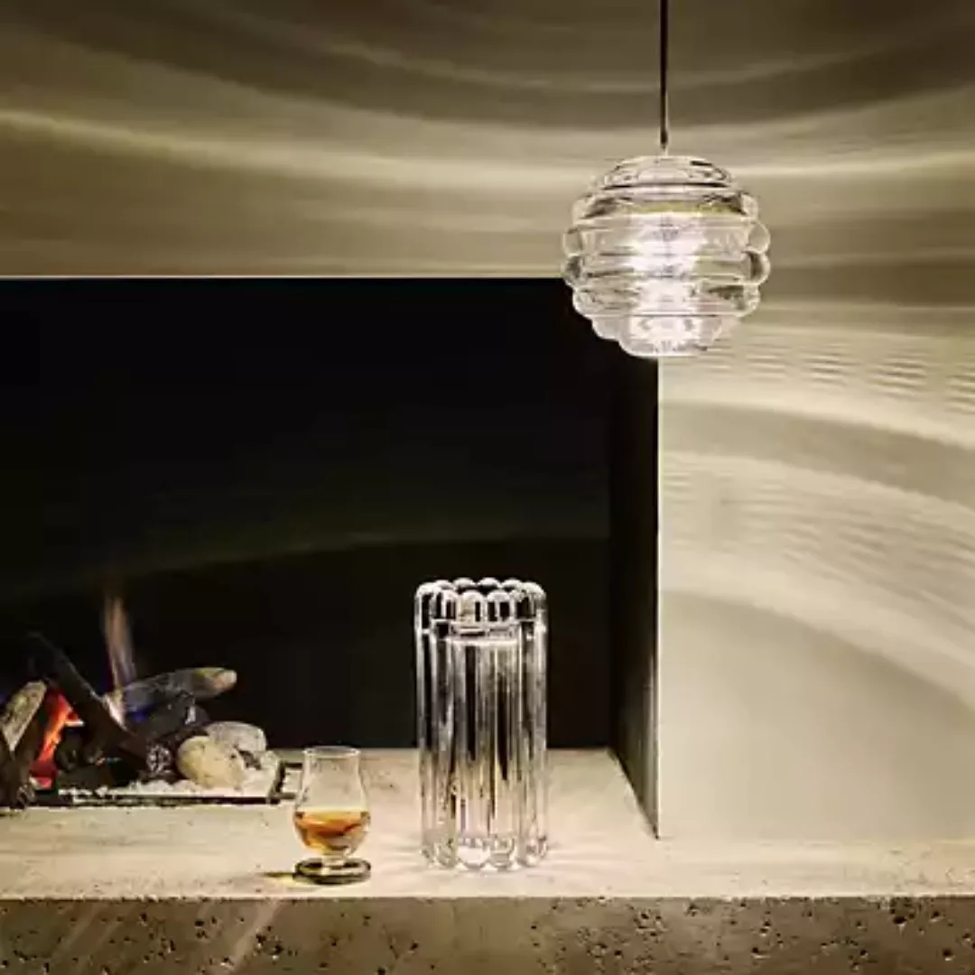 Tom Dixon Press Sphere Pendelleuchte LED, transparent - 2.700 K - ø14,5 cm günstig online kaufen