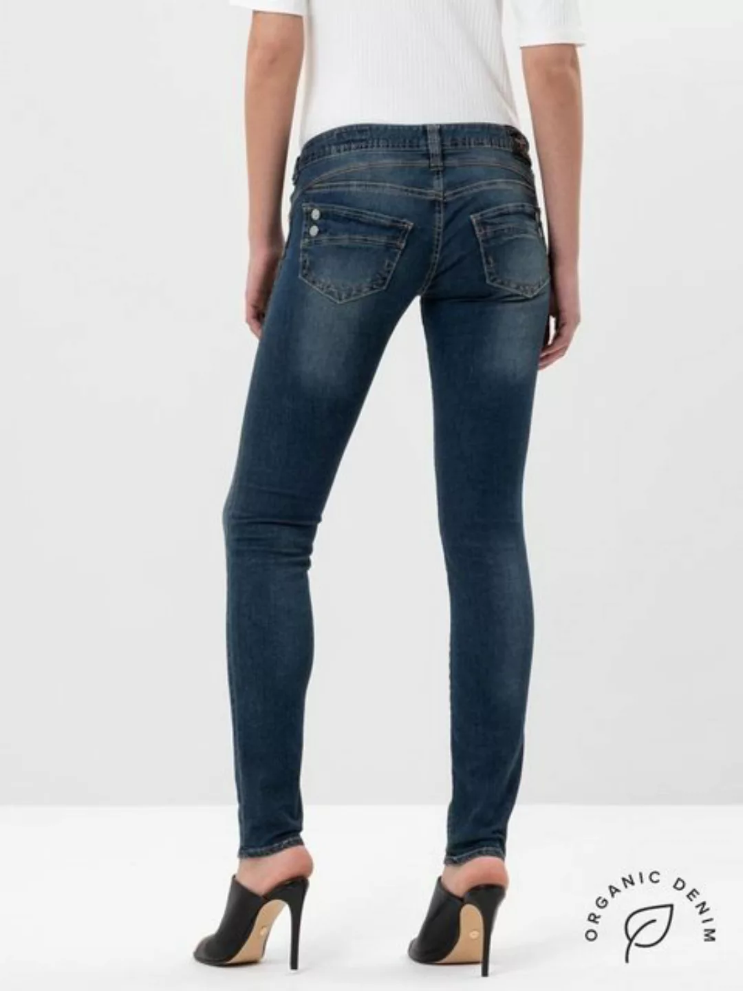 Herrlicher Röhrenjeans Jeans Piper Slim Organic Denim umweltfreundlich dank günstig online kaufen