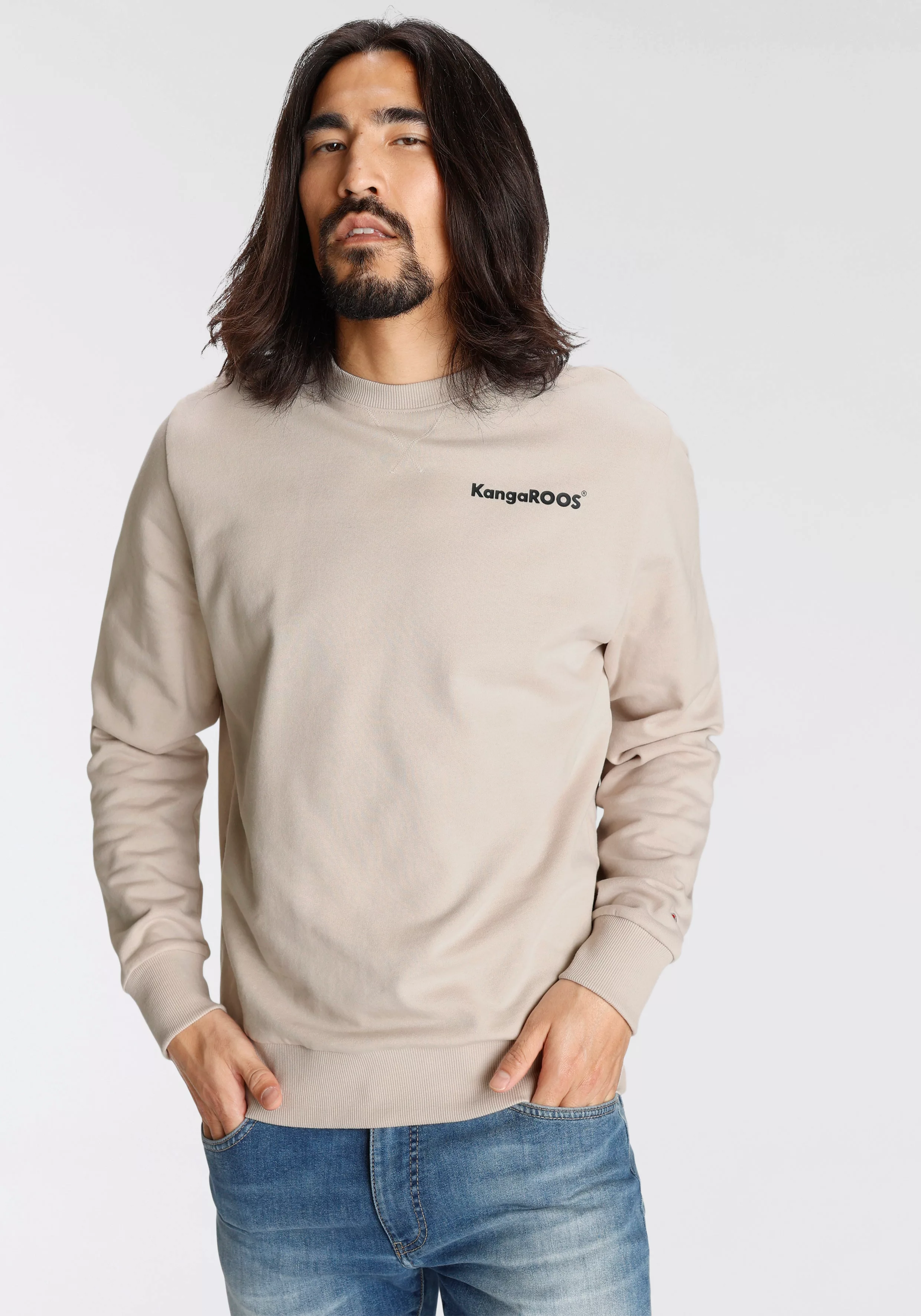 KangaROOS Sweatshirt mit Logoschriftzug günstig online kaufen