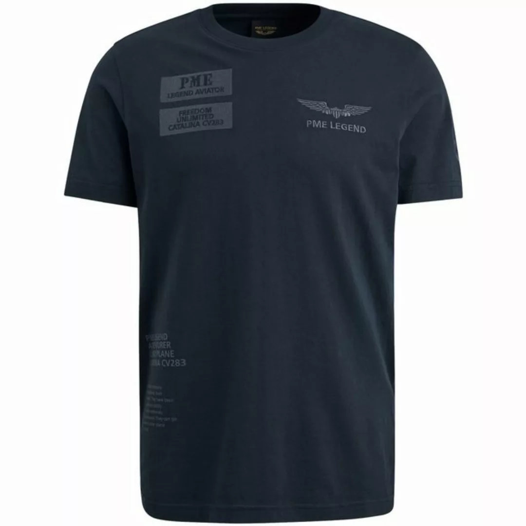 PME LEGEND Kurzarmshirt Short sleeve r-neck single jersey günstig online kaufen