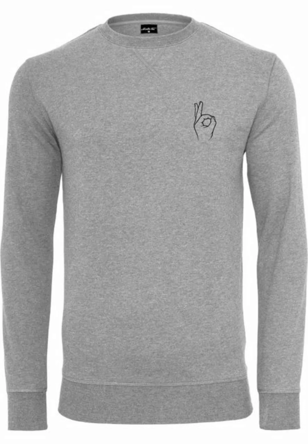 MisterTee Rundhalspullover MisterTee Easy Sign Crewneck (1-tlg) günstig online kaufen