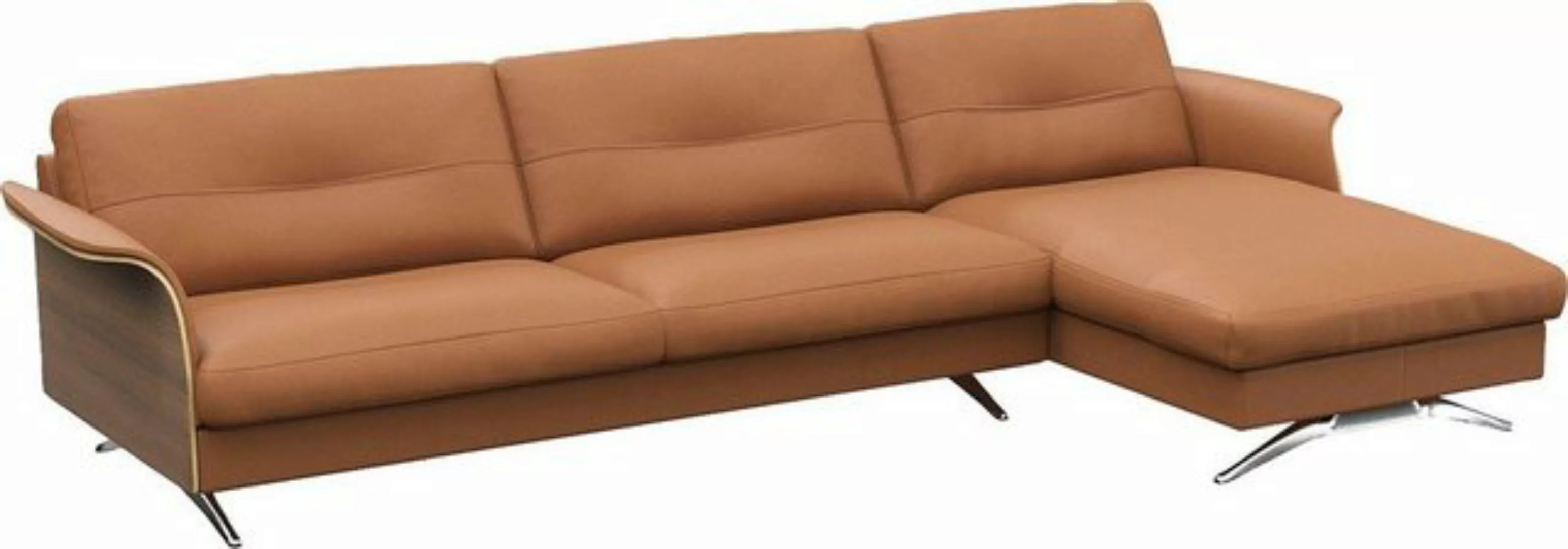 FLEXLUX Ecksofa "Glow, super bequem durch hochwertigem Sitzaufbau mit Feder günstig online kaufen