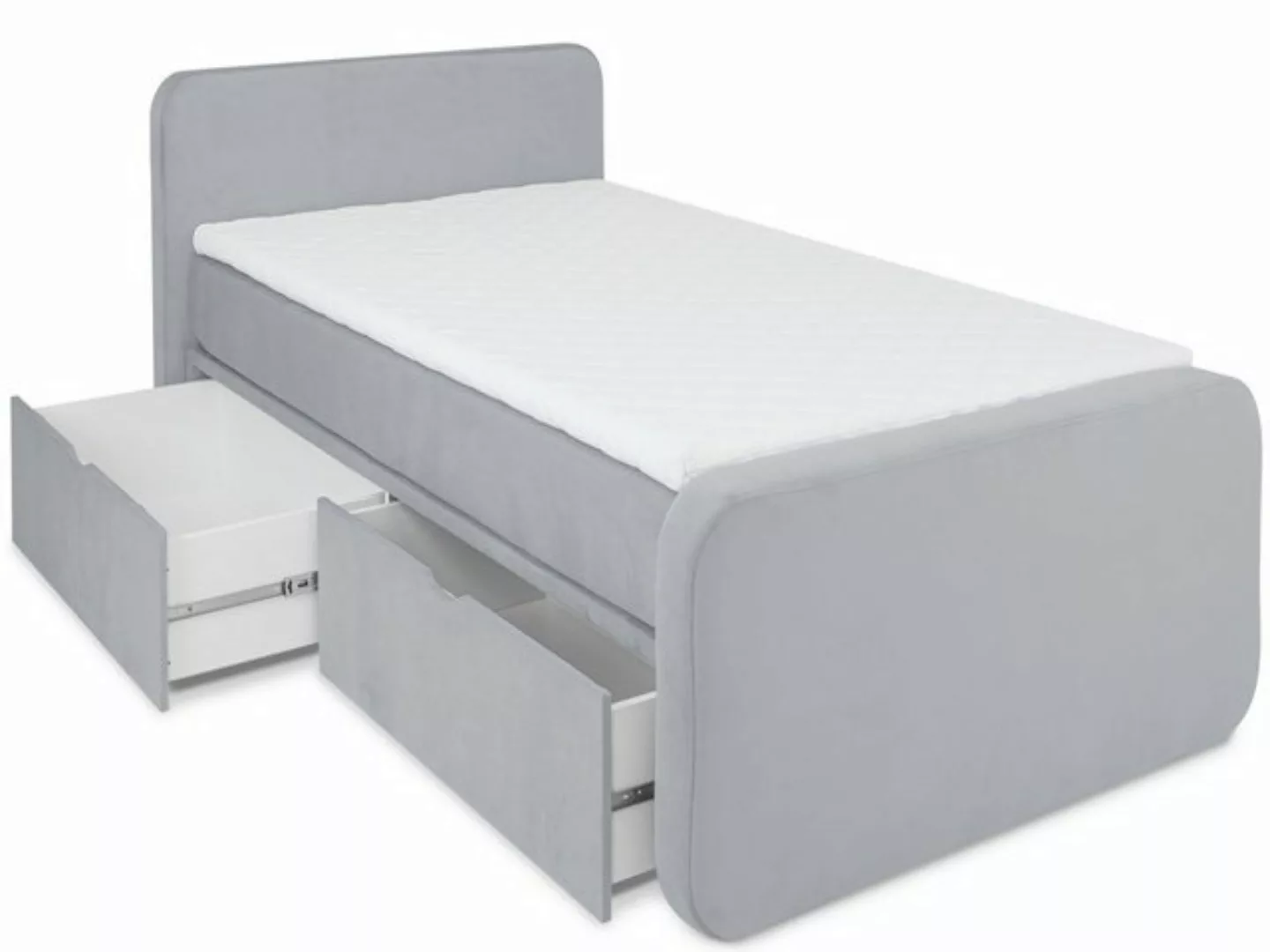 wonello Boxbett Milano, mit Stauraum (2x Schublade), inkl. Topper günstig online kaufen