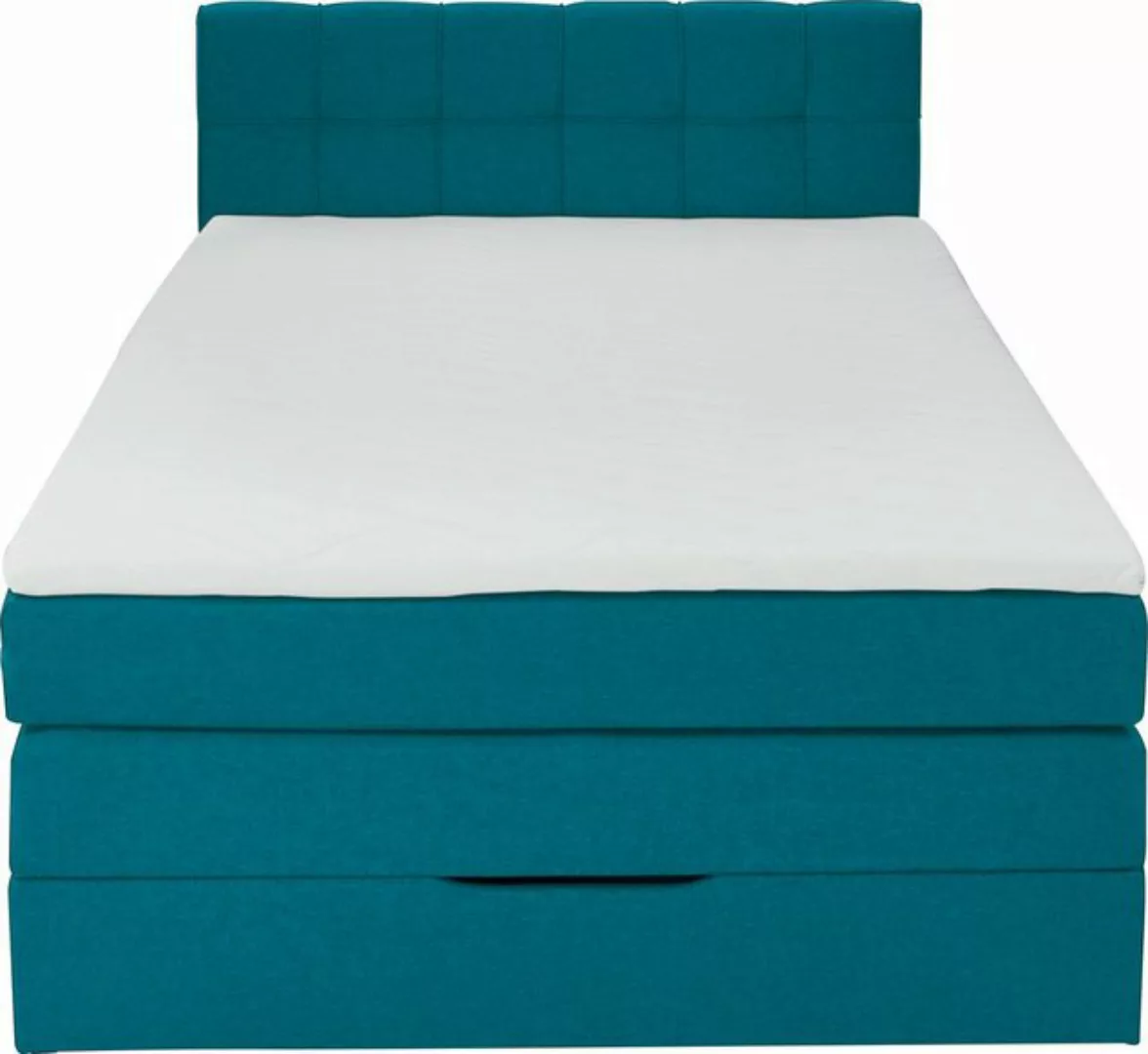 INOSIGN Boxspringbett "Fornoli", inkl. Topper und Bettkasten, H3 in zwei Ma günstig online kaufen