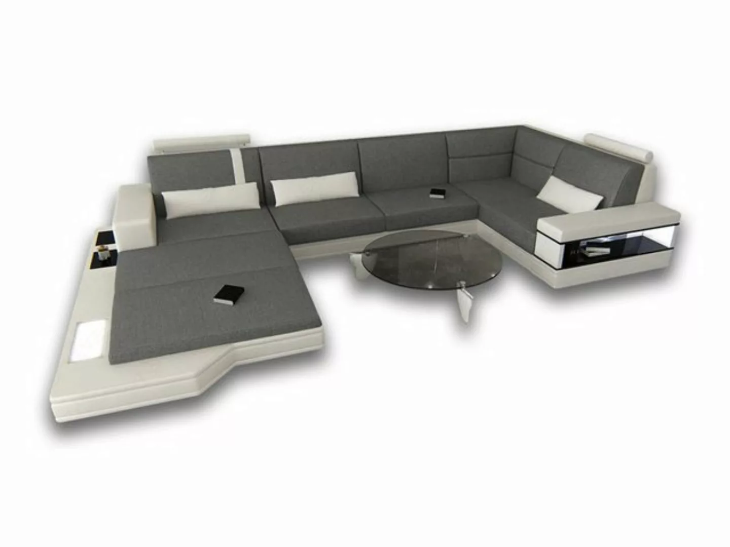 Sofa Dreams Wohnlandschaft Polster Stoffsofa Couch Messana U Form Stoff Sof günstig online kaufen