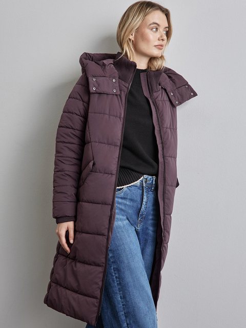 STREET ONE Winterjacke, mit Kapuze, in Unifarbe günstig online kaufen