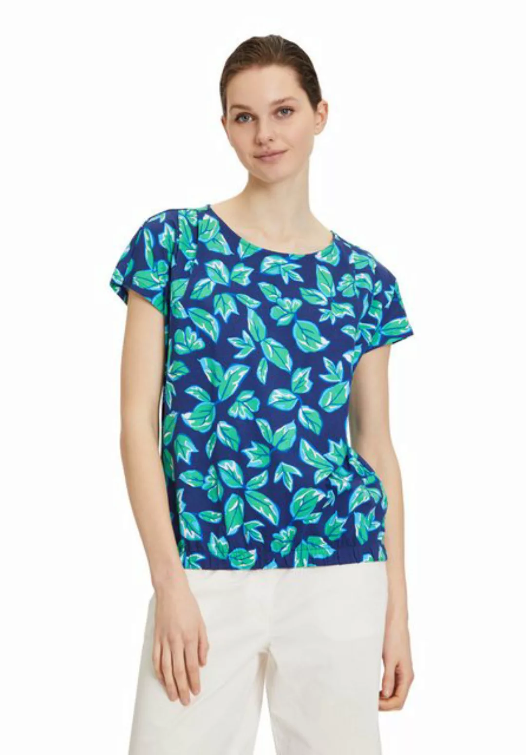 Betty Barclay Kurzarmshirt Betty Barclay Printshirt mit Gummizug (1-tlg) Fa günstig online kaufen