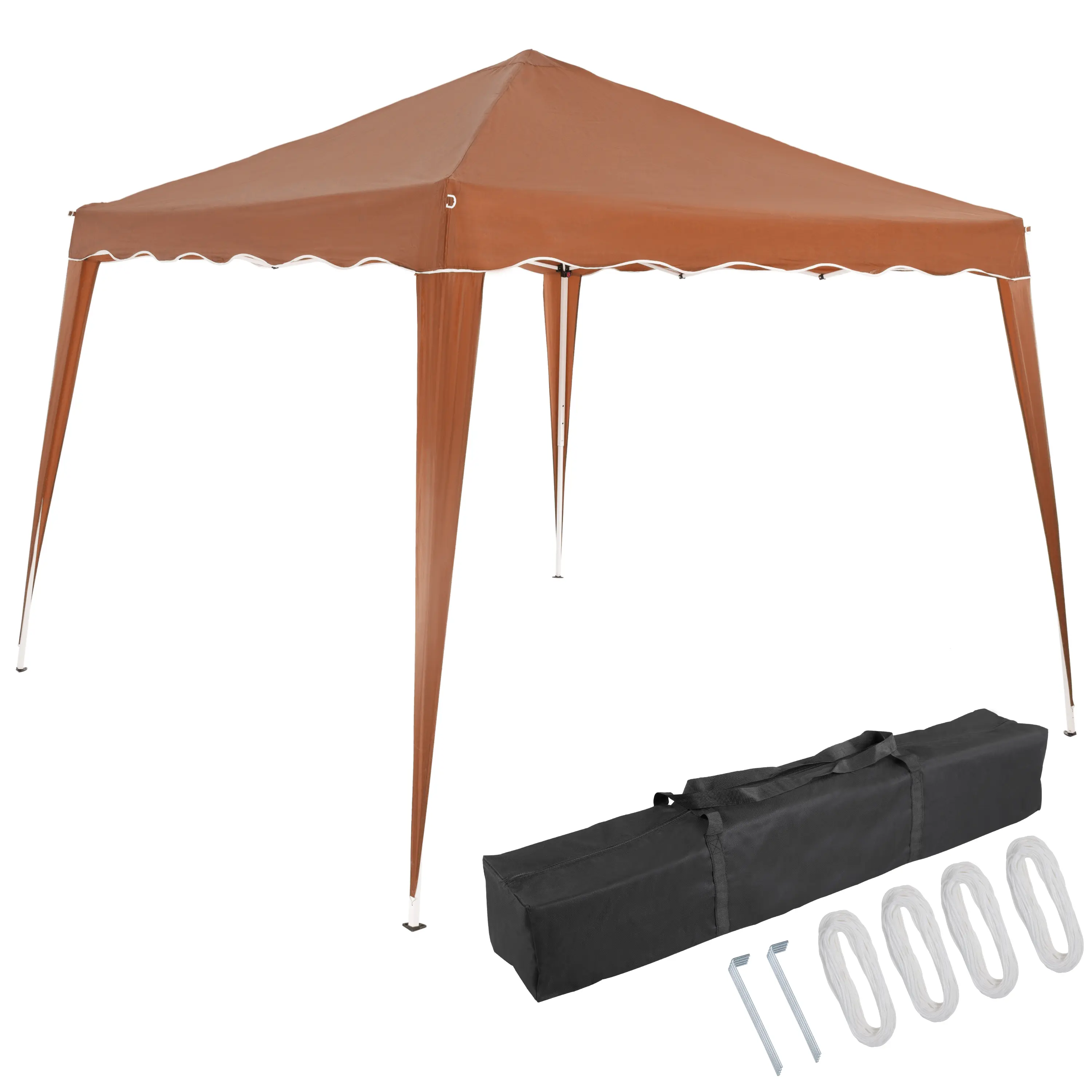 Faltpavillon Capri - Popup Hellbraun 3x3m günstig online kaufen