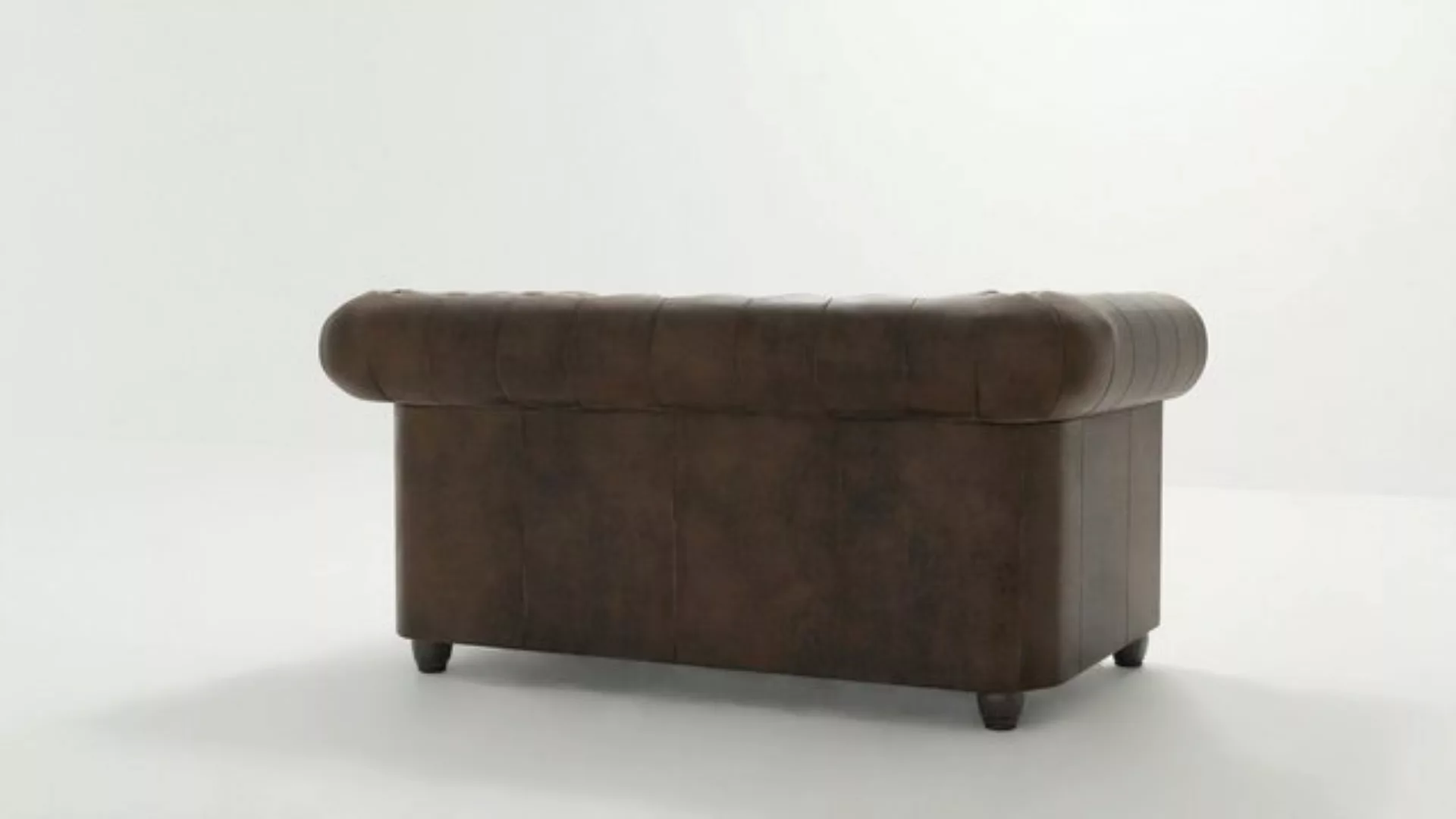 S-Style Möbel Chesterfield-Sofa Anton 2 sitzer Sofa mit Schlaffunktion mit günstig online kaufen