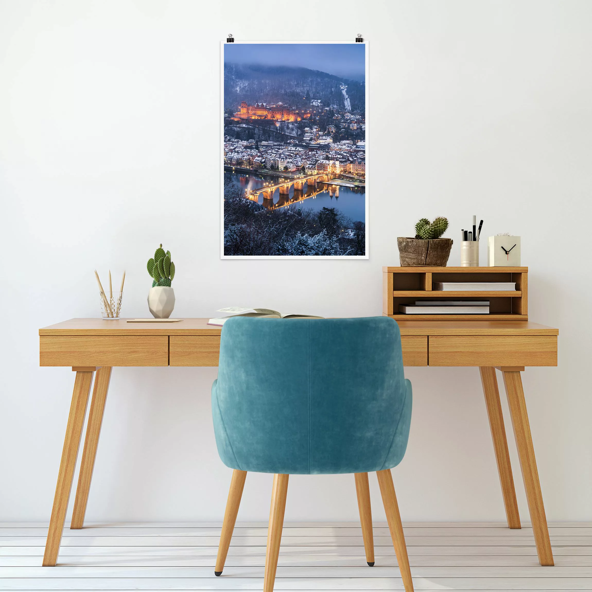Poster Winterliches Heidelberg günstig online kaufen