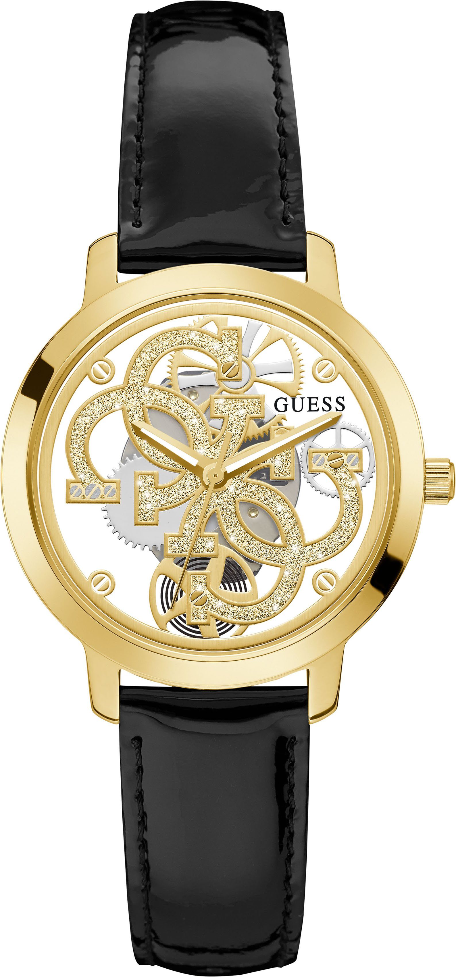 Guess Quarzuhr QUATTRO CLEAR GW0383L1, Armbanduhr, günstig online kaufen