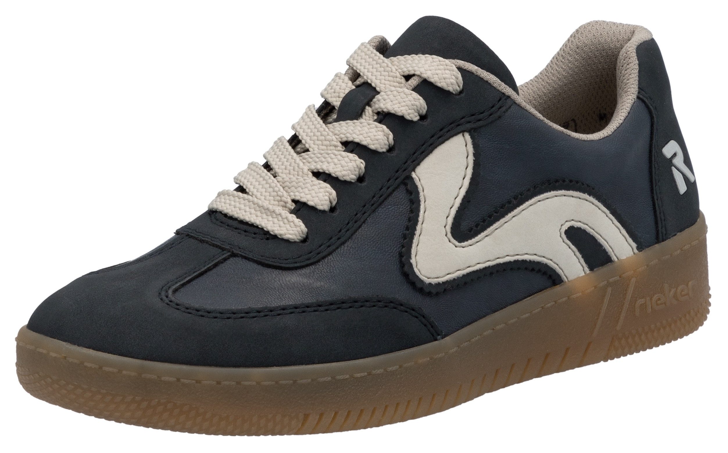 RIEKER Sport Plateausneaker, Freizeitschuh, Halbschuh, Schnürschuh günstig online kaufen