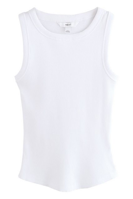 Next Trägertop Breit geripptes Tanktop mit Racerback, Kurzgröße (1-tlg) günstig online kaufen