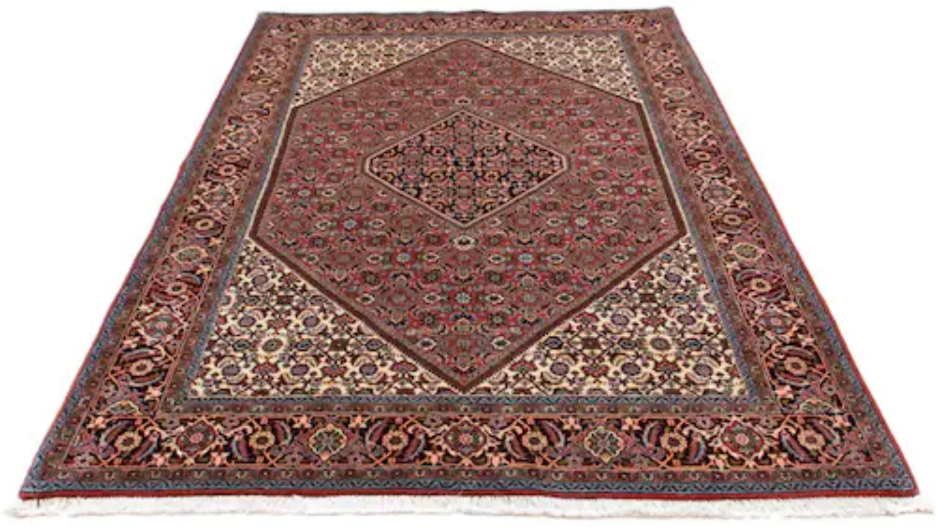 morgenland Wollteppich »Bidjar - Zanjan Medaillon Rosso 229 x 143 cm«, rech günstig online kaufen