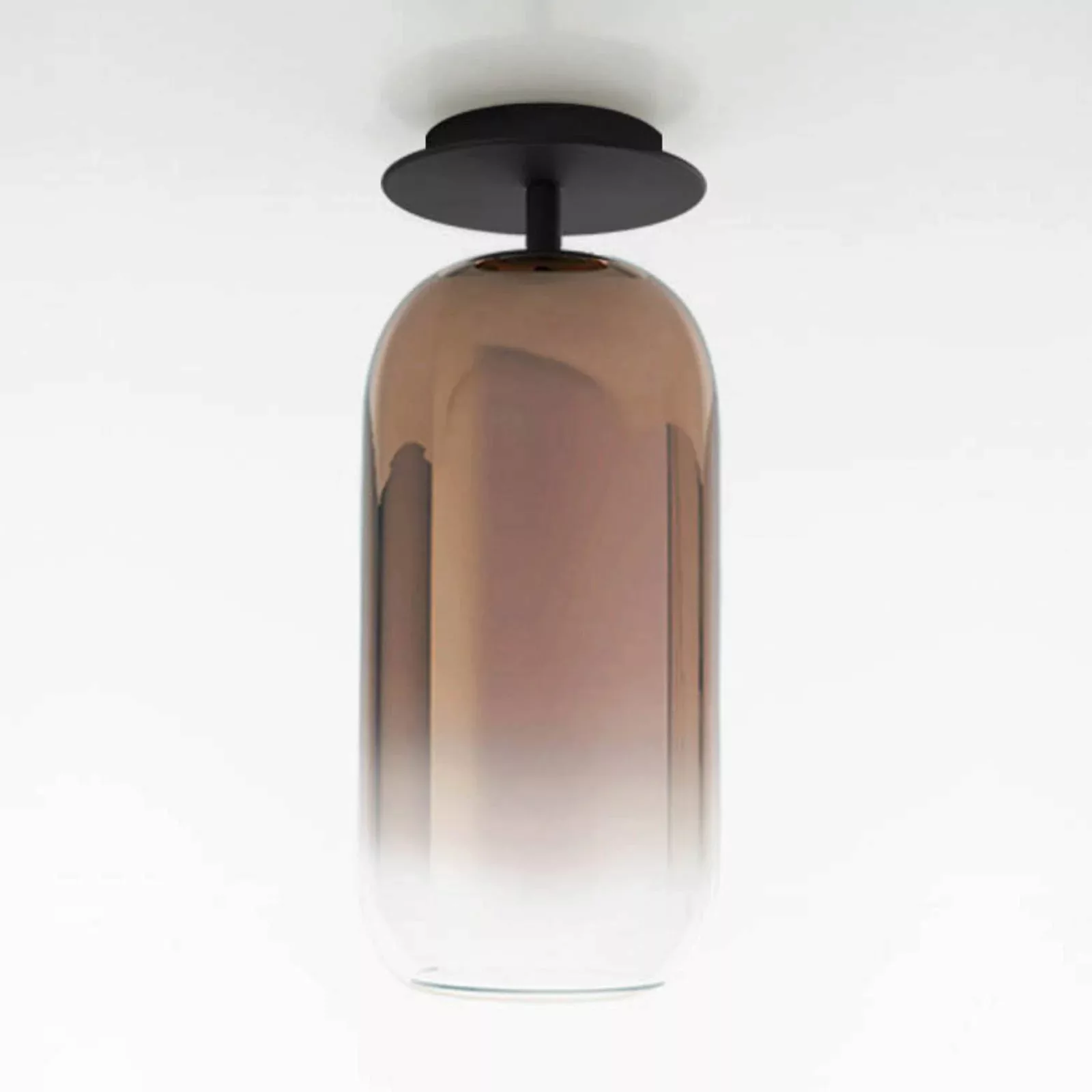 Artemide Gople Deckenlampe, bronze/schwarz günstig online kaufen