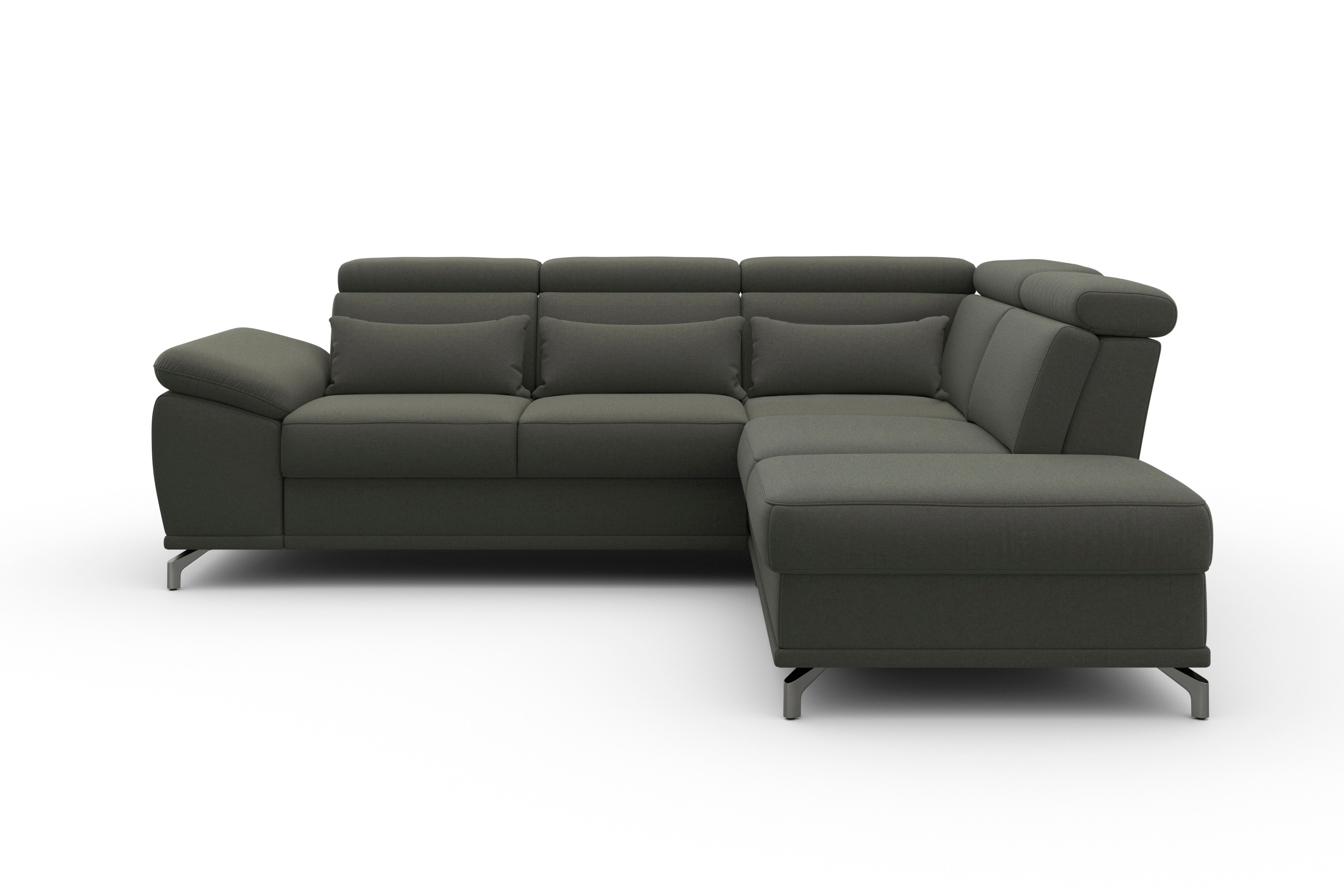 sit&more Ecksofa "Cabrio L-Form, mit Sitztiefenverstellung, Arm- und Kopfte günstig online kaufen