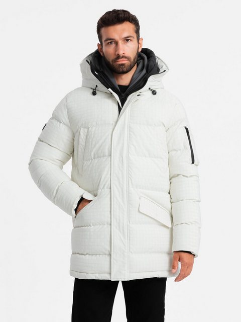 OMBRE Winterjacke Lange Outdoo Jacke für Herren günstig online kaufen