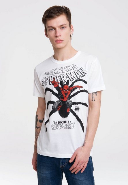 LOGOSHIRT T-Shirt "Spider-Man", mit coolem Superhelden-Frontdruck günstig online kaufen