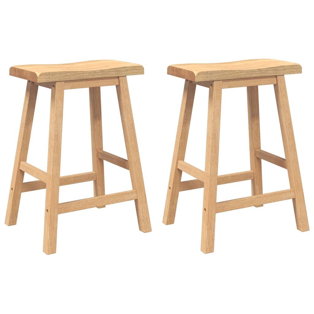 vidaXL Barhocker Barhocker 2 Stk. Natur günstig online kaufen