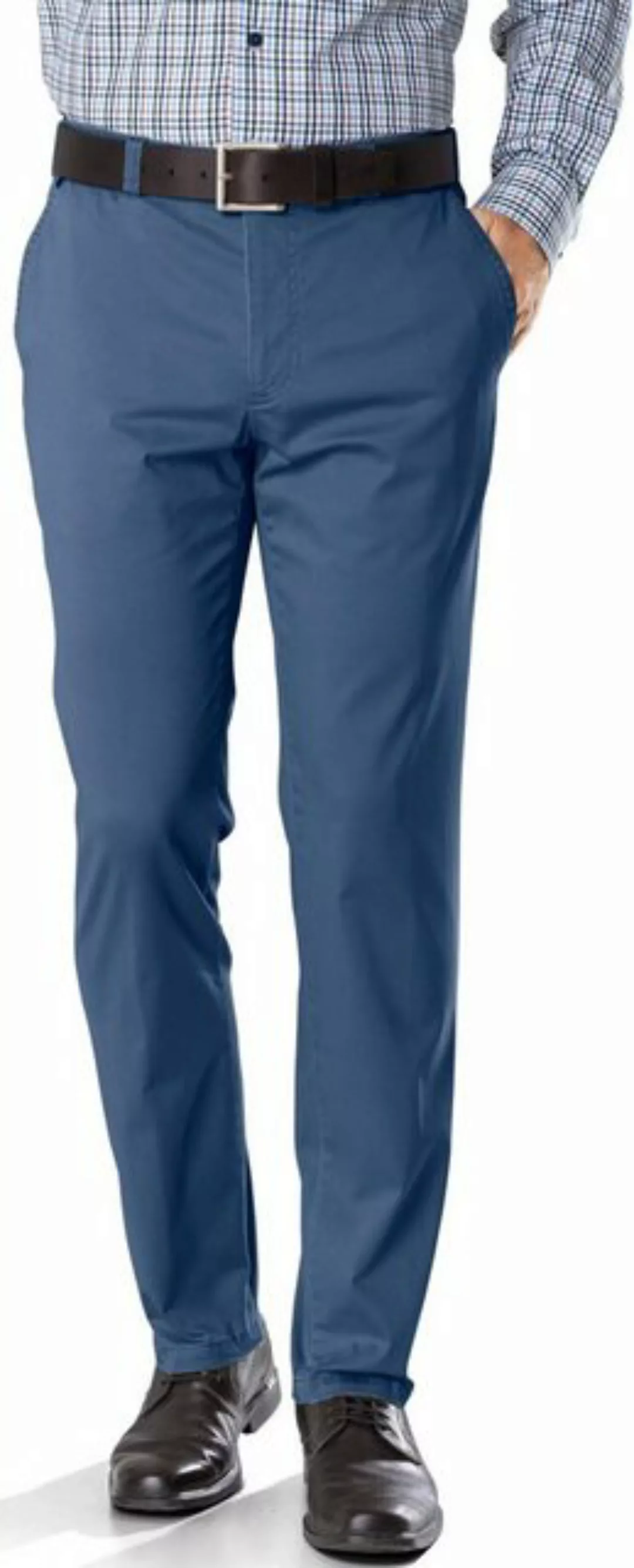 m.e.n.s Stoffhose M.E.N.S. Baumwoll-Stretch-Hose blau günstig online kaufen