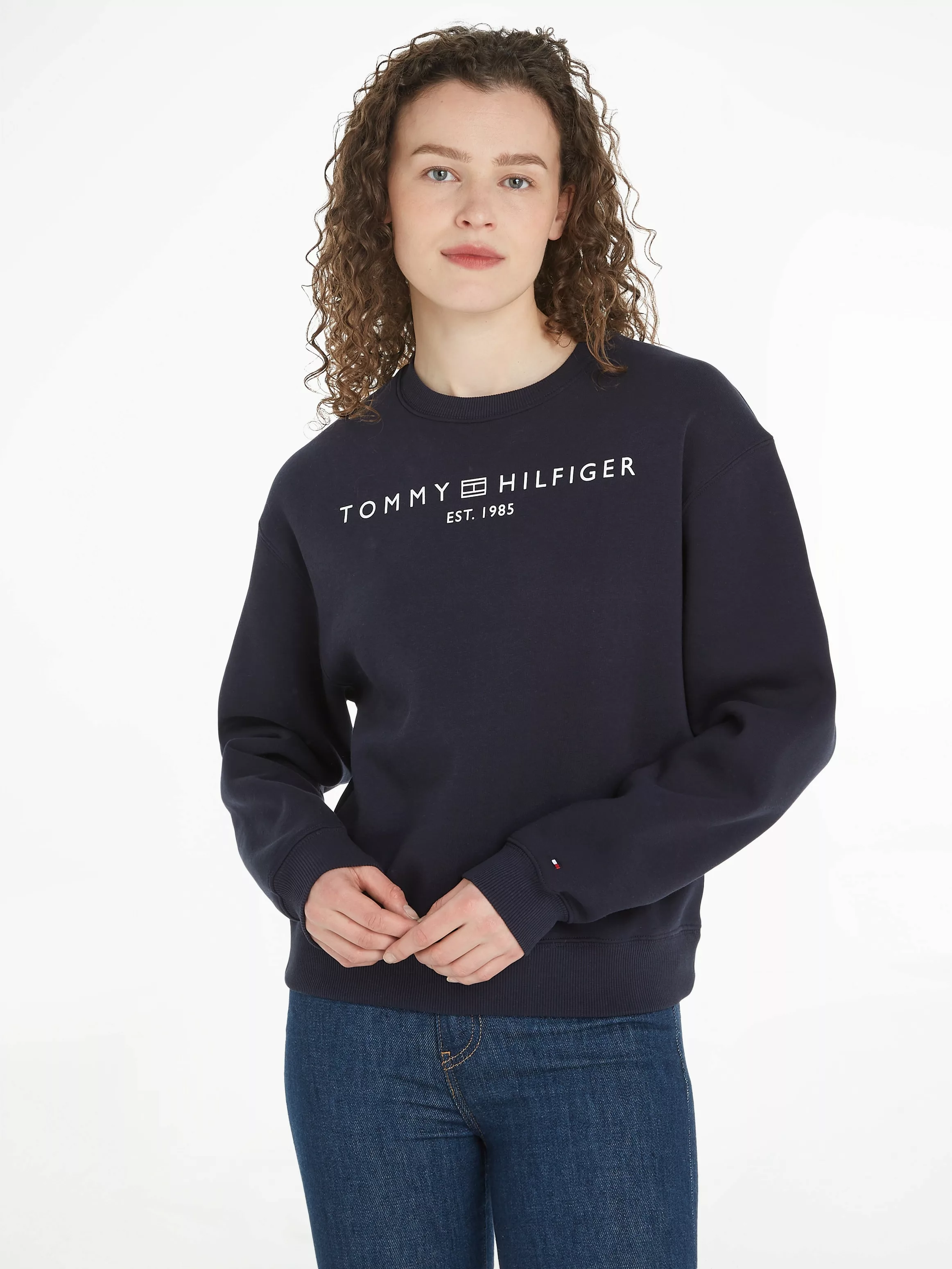 Tommy Hilfiger Sweatshirt "MDRN REG CORP LOGO C-NK SWTSHRT" günstig online kaufen