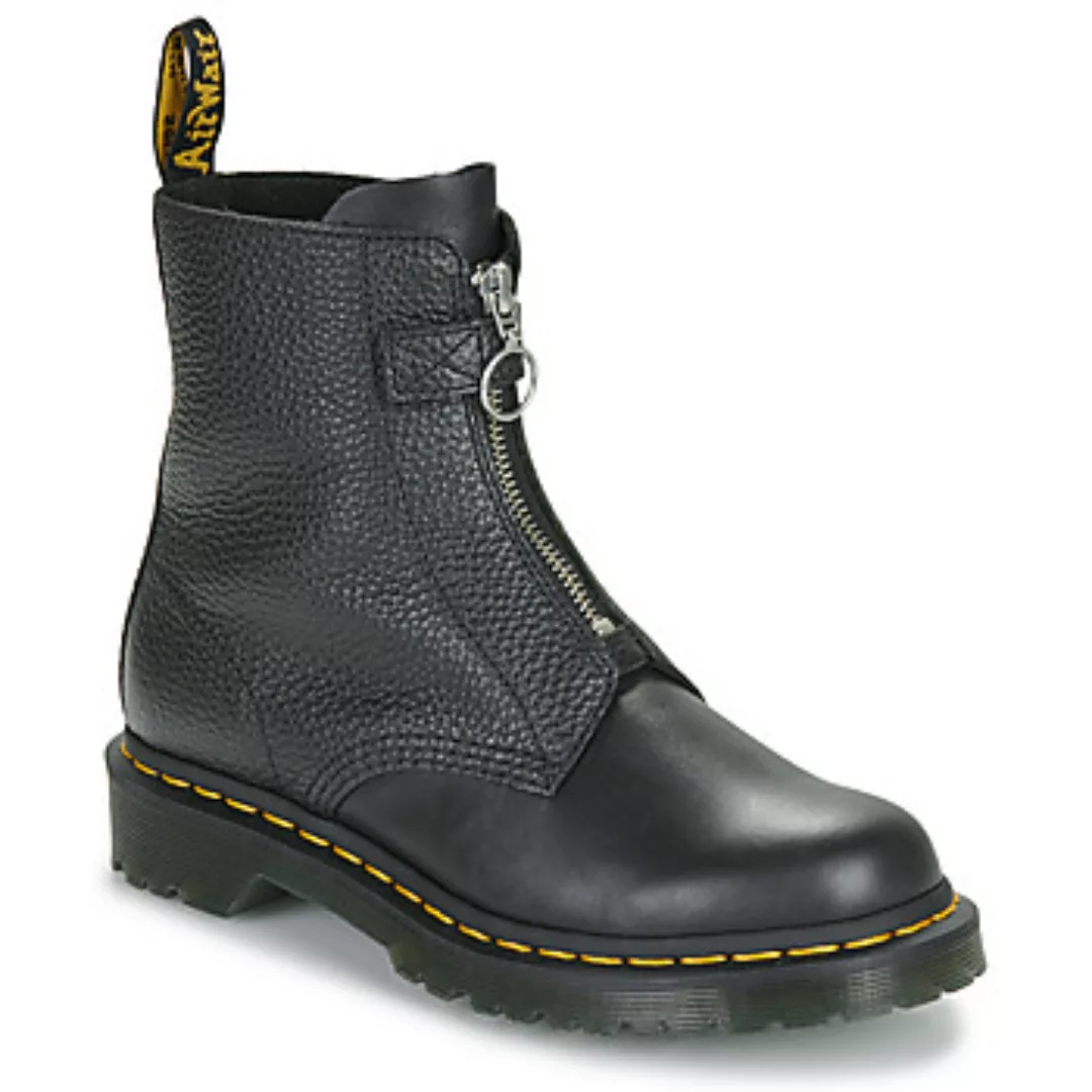 Dr. Martens  Damenstiefel 1460 Pascal Frnt Zip Black Wanama   Black Milled günstig online kaufen