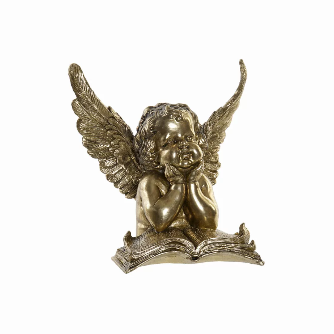 Deko-figur Dkd Home Decor Golden Harz Engel (22 X 18 X 23 Cm) günstig online kaufen