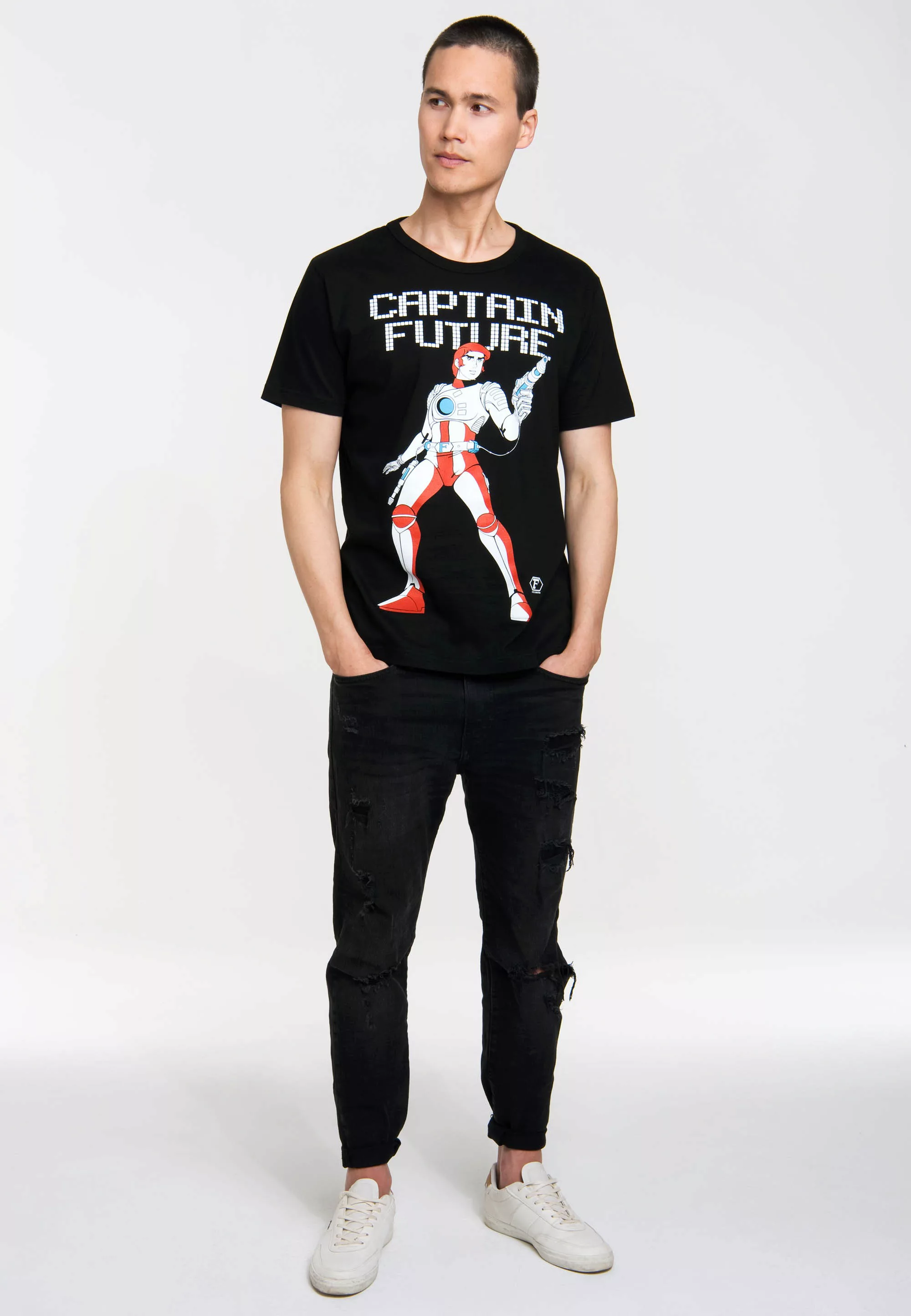 LOGOSHIRT T-Shirt "Captain Future", mit coolem Captain Future-Frontprint günstig online kaufen