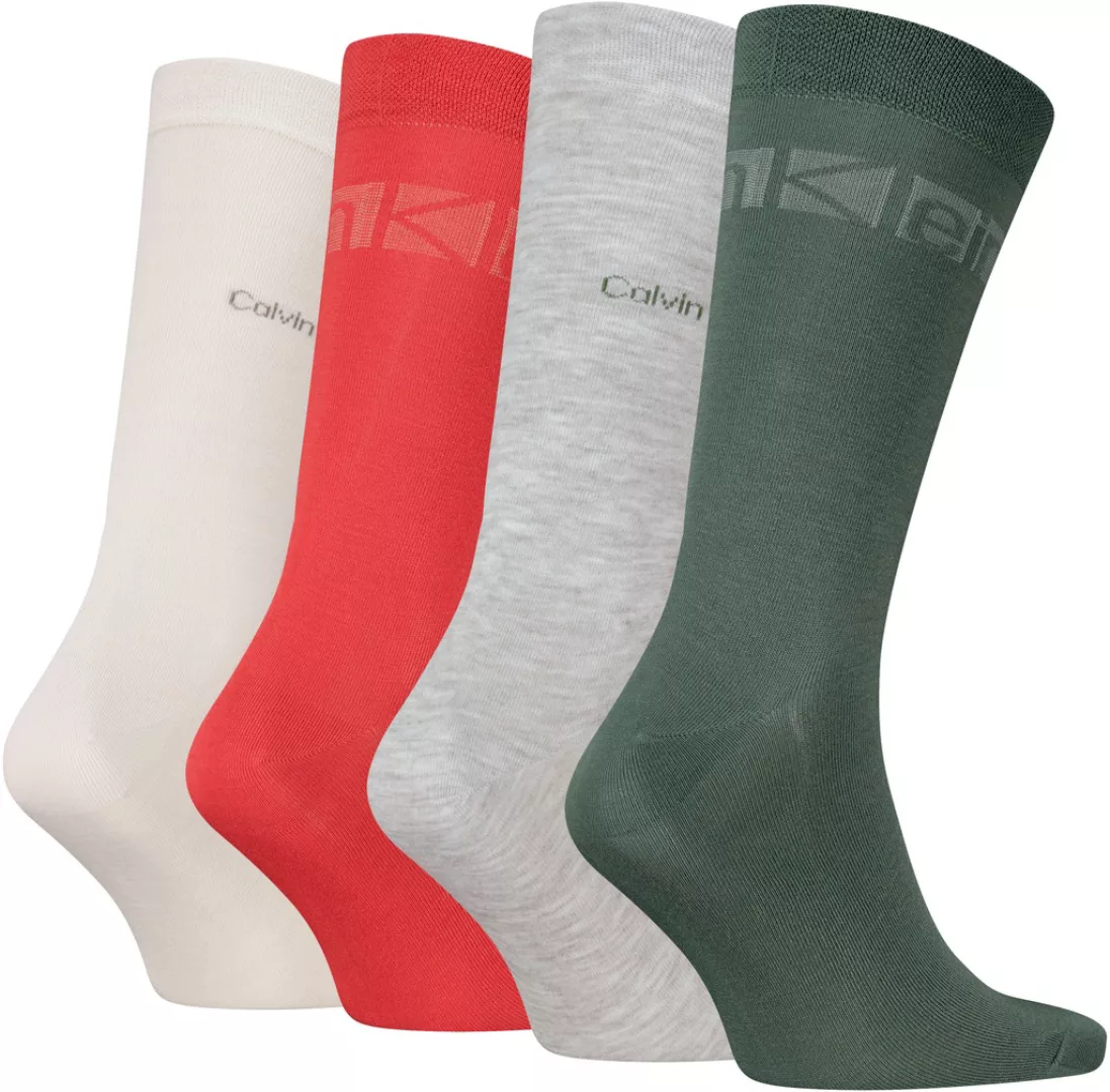 Calvin Klein Socken "CK MEN SOCK 4P STRIPES", (Packung, 4er-Pack), mit Logo günstig online kaufen