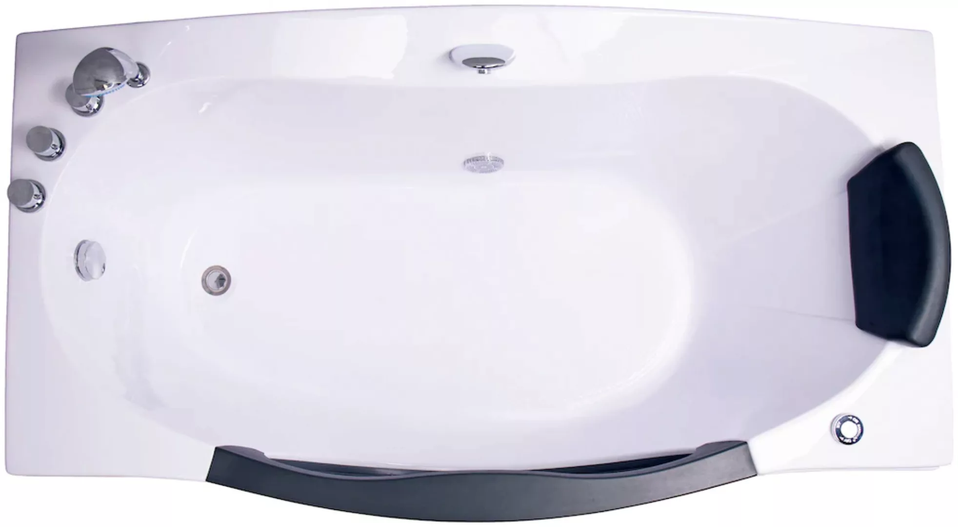 Sanotechnik Whirlpool-Badewanne »Acryl«, (4 tlg.), 170/90/68 cm, mit Fenste günstig online kaufen