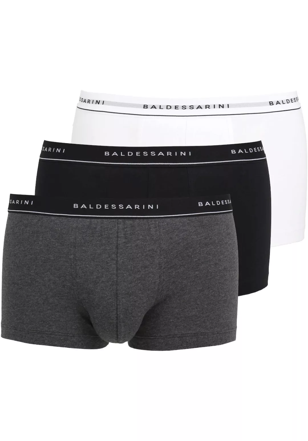 BALDESSARINI Boxer "Short Pants", (3er-Pack), mit Logo-Bund günstig online kaufen