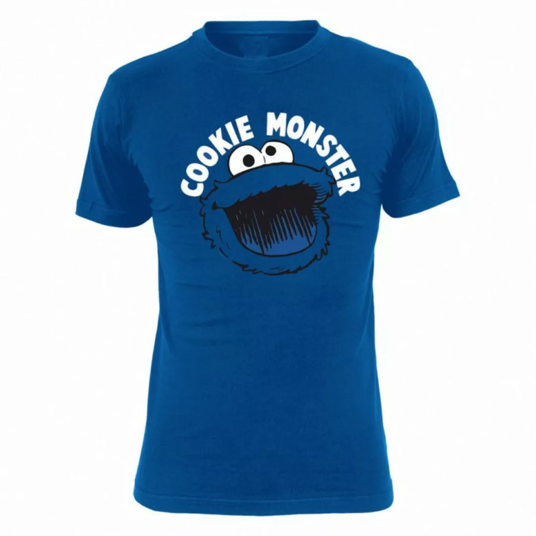 Sesame Street T-Shirt Men - COOKIE MONSTER - Royal günstig online kaufen