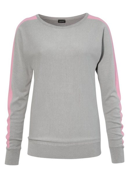 Laura Scott Longpullover mit Kontraststreifen - NEUE FARBEN günstig online kaufen