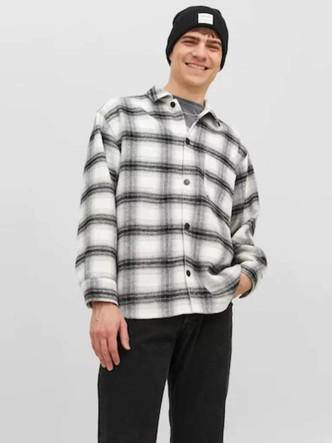 Jack & Jones Langarmhemd "JORZAC CHECK OVERSHIRT LS SN" günstig online kaufen