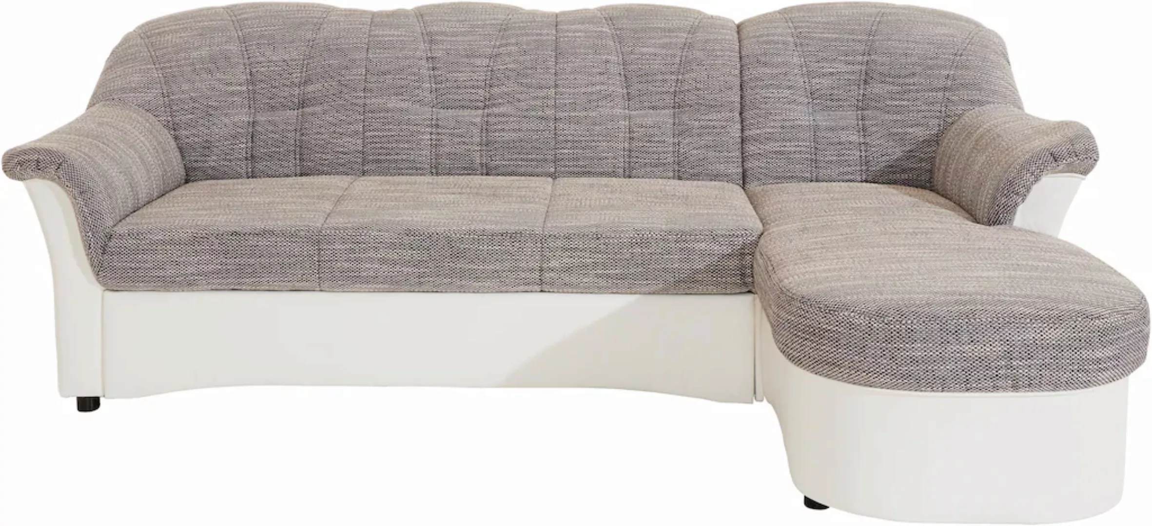 DOMO collection Ecksofa »Flores Schlafsofa, B/T/H: 233/142/86 cm, L-Form«, günstig online kaufen